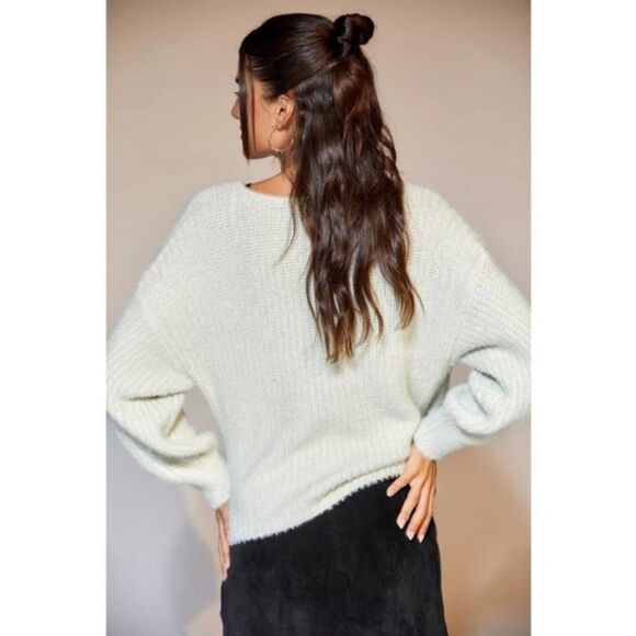 Urban Outfitters Wrap Sweater In Off White - Picture 2 of 3